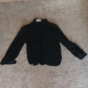 Elegant Black Women's Top